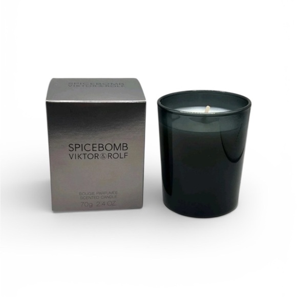 VIKTOR & ROLF Flowerbomb or Spicebomb 2.4oz-70g Bougie Scented Candle - Picture 3 of 3